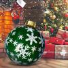 Christmas Decors Ball 24 Inch Decoration Ball Outdoor Christmas PVC Inflatable Decorated Ball For Home Christmas Decor