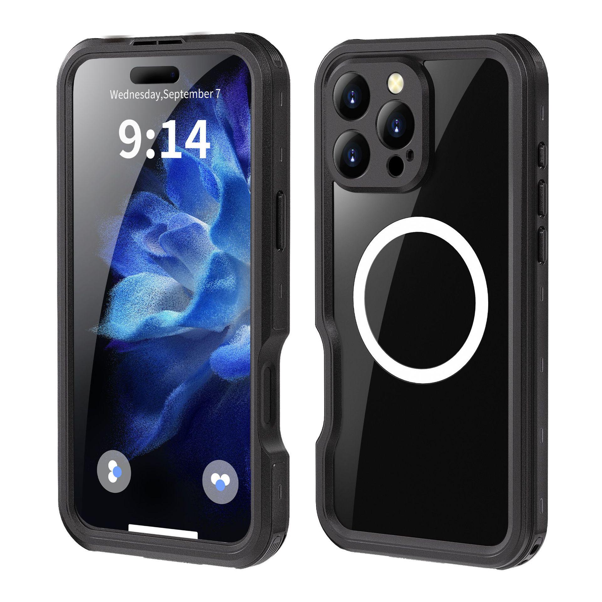 Red Pepper iPhone 16 Pro Max Waterproof Shockproof Diving Case iPhone 16 Pro Max чёрный