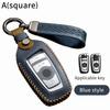 Leather Key Fob Cover For Bmw F Series 1 2 3 4 5 6 7 Series X1 X3 X4 X5 X6 F20 F30 F10 F48 F25 F15 Key Case Protector