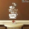 Wall Fashion Decoration DIY Wall Stickers Coffee Cup Decal Removable Kitchen Art Mural Decor Wall Sticker Accessories Tools