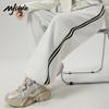 MJ Style Women's High-Waist Striped Jogger Sweatpants