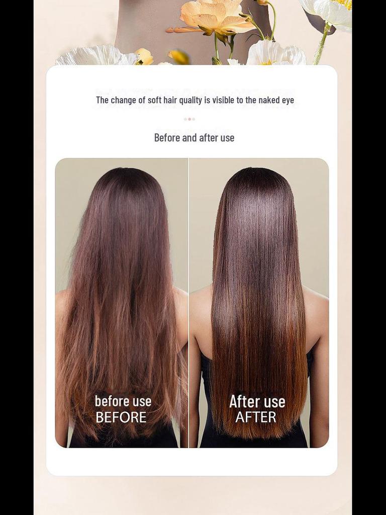 2024 Wireless Anti-Scalding Type-C Hair Straightener with Negative Ions