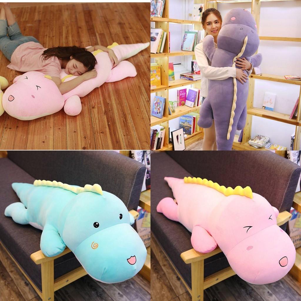 Kız Çocukları İçin Sevimli Dinozor Peluş Oyuncak Bebek, Ev Dekorasyonu Yastığı