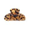 Tangli High-Quality Leopard Print Claw Hair Clip - Versatile Back of Head Accessory.