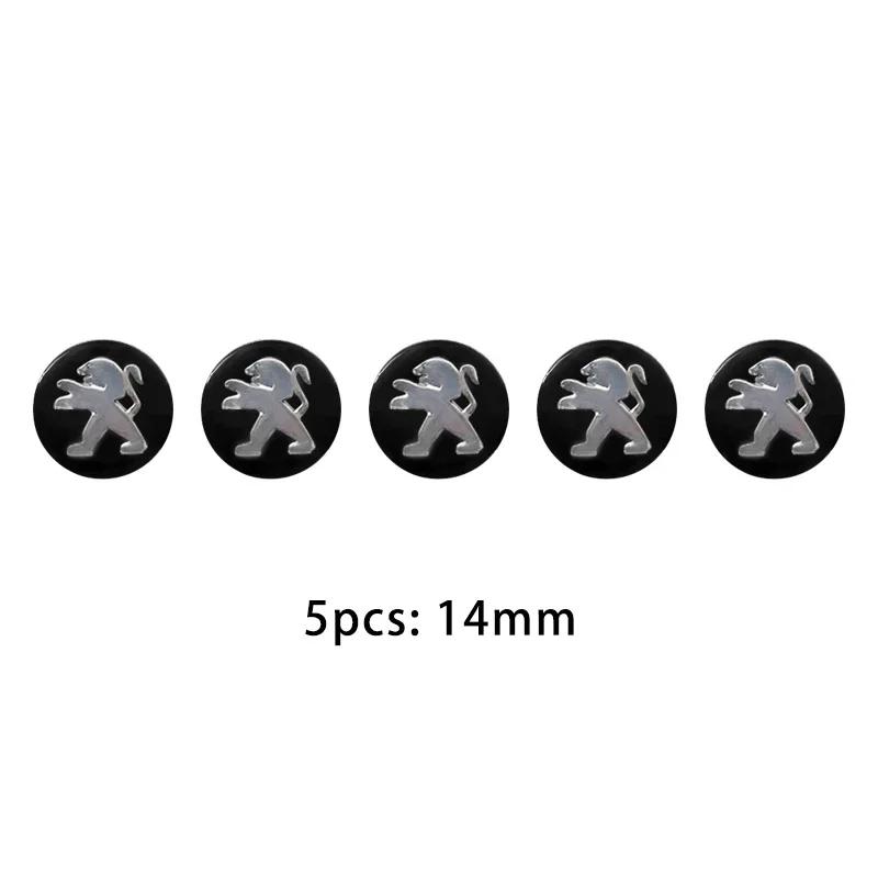 

Car Sticker 2025 Hot 5/10PCS/lot 14mm Car Key Shell Square Emblem Symbol Sticker For Peugeot GT 308 T9 208 508 207 206 3008 408 14mm