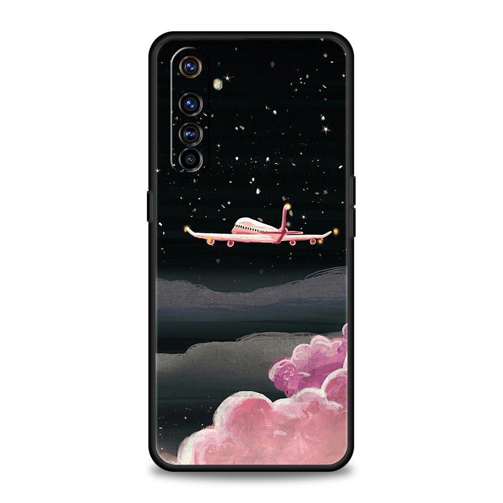 Aircraft Plane Airplane Phone Case For Realme 12 11 10 9 8 5G 7 6 GT5 GT3 GT2 Pro Plus C21 C11 C25 C35 For GT Neo 2 3 3T 5 Cover