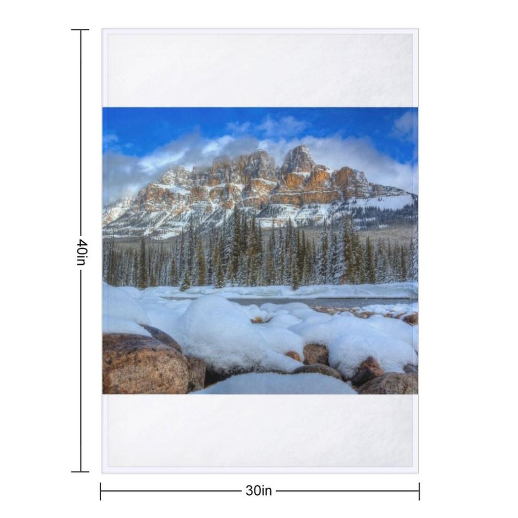 Castle Rocks Überwurfdecke Decken Sofas Dekoration Luxus Designerdecken für Bett Schlafsackdecken