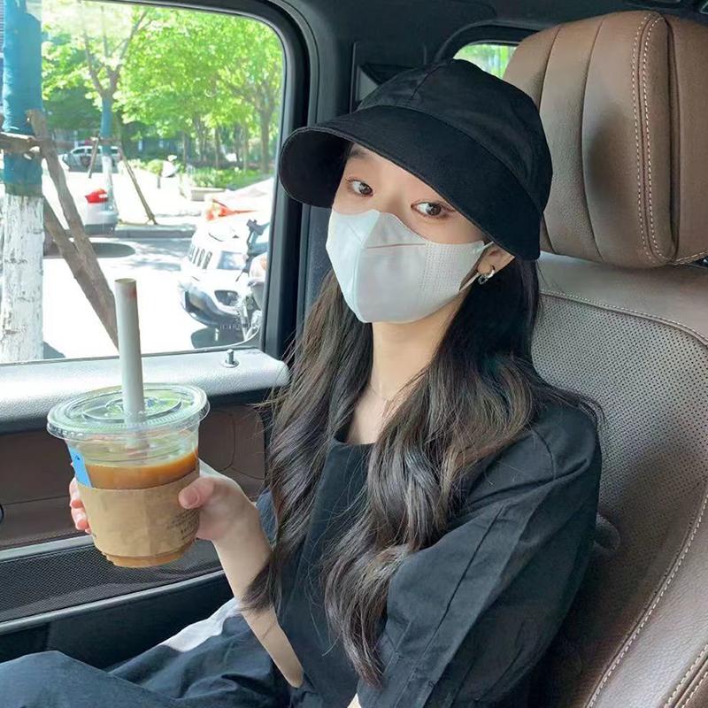 Складная широкополая шляпа от солнца с завязками — фото 9