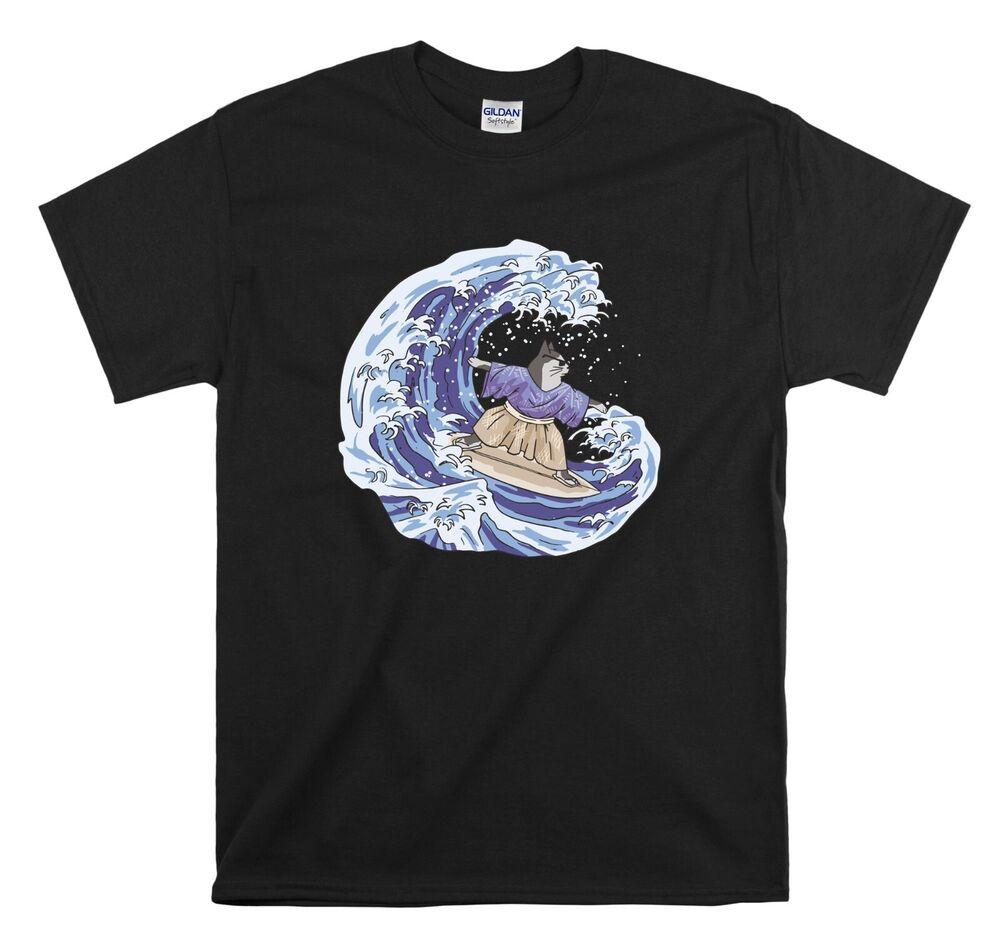 

Японская футболка с капюшоном Cat Surfing 8157 Футболка унисекс