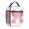 Bestselling Flirty Bow Elegant Meal Prep Bag High School Commuter Lunch Bag