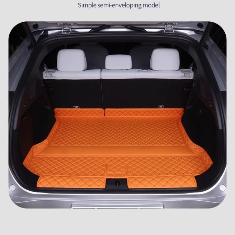 For Xpeng G6 2026 2025 2024 Car Boot Mat Rear Trunk Liner Cargo Protection Leather Trunk Mat Interior Modification Accessories