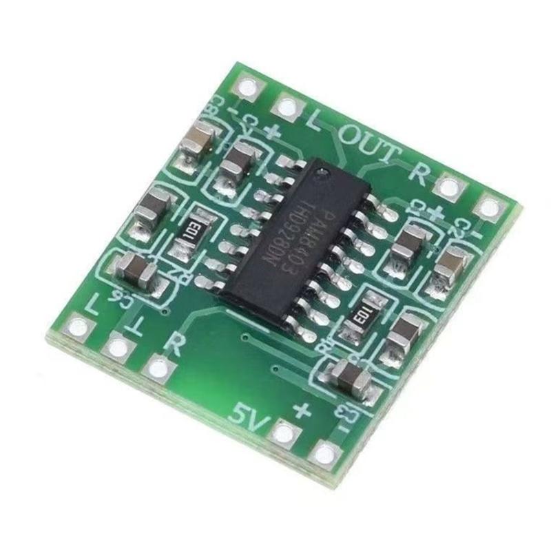 Pack of 10pcs PAM8403 Mini Digital Power Amplifier Module Board 2x3W Class D 2.5-5V Input with USB Power Supply