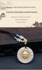 Gold-Plated Yellow Wealth God Pendant - High-End Retro Niche for Peace, Joy & Health