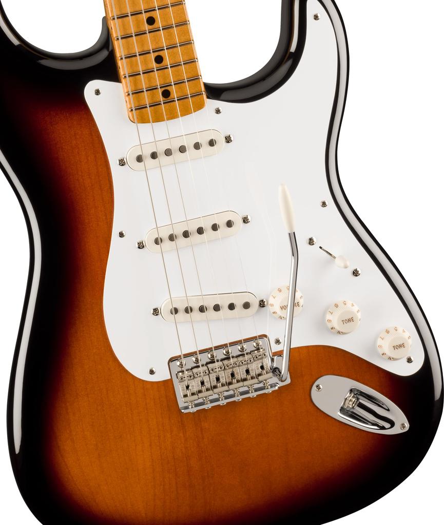 Fender II Made in with Maple Fingerboard and Sunburst includes soft case Vintera® '50s Stratocaster®, Mexico, 2-Color finish,