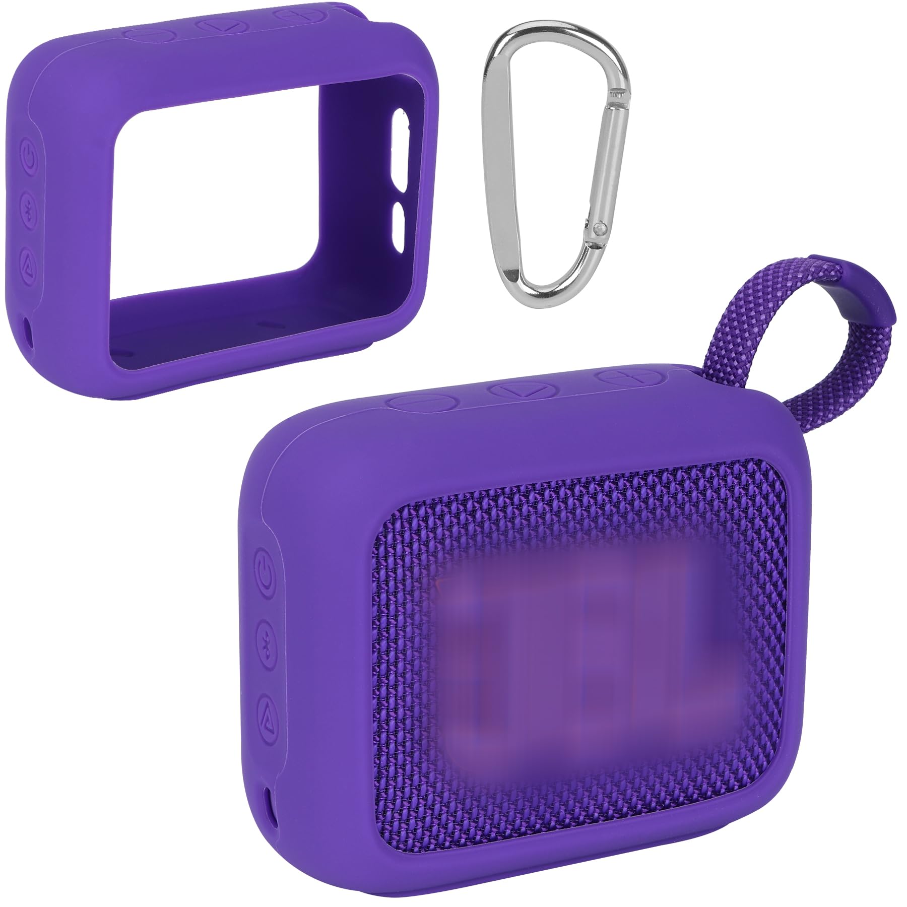 

Bluetooth-динамик GO 4, совместимый с силиконовым чехлом Lebakort (Фиолетовый чехол)