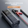 Arrancador de coche con compresor de aire portátil 12V batería de emergencia multifuncional