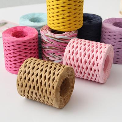 Environmentally Friendly Used For Weaving Hats Lafite Decorative Rope Manual Braided Rope Packaging Tape