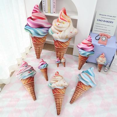 Simulated Cute Ice Cream Doll Ice Cream Pillow Doll Crispy Cone Pillow Plush Toy Ice Cream Cushion