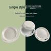 Round Melamine Dumpling Plate with Draining Layer - Imitation Porcelain Tableware for Home and Commercial Use