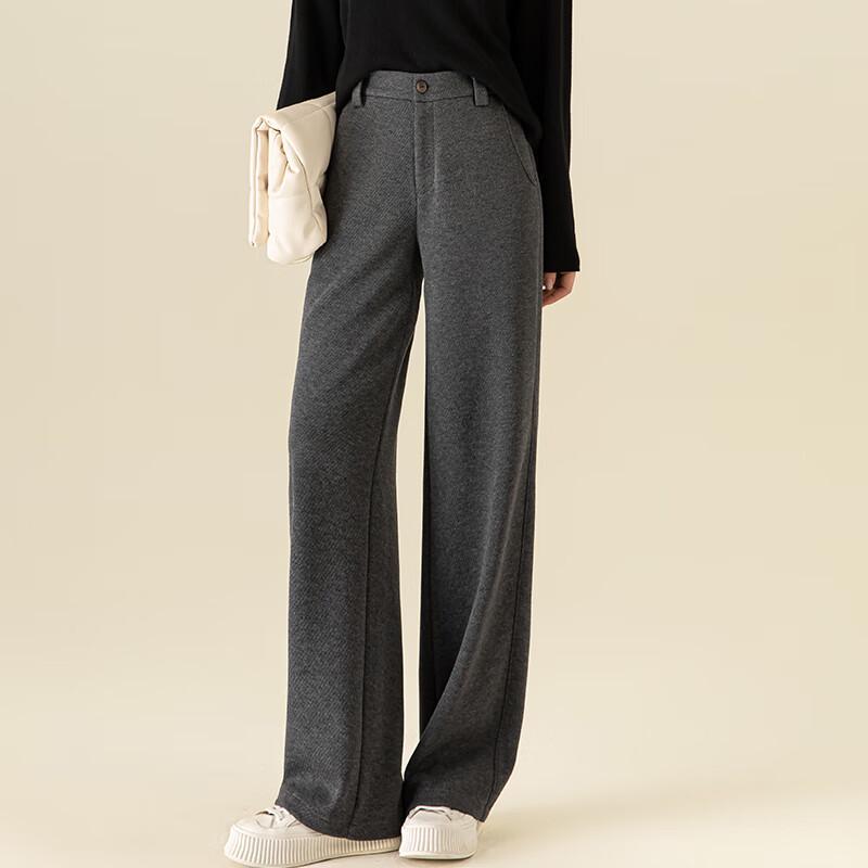 Fanzhen Women's 2024 Fall/Winter Wide-Leg Draping Trousers