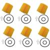 6 Pack Engine Oil Filter Compatible with Toyota Avalon Camry Highlander RAV4 Tacoma Sienna, Replace 04152-YZZA1