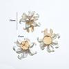 Gifts Starfish Flower Flower Cufflinks Beads DIY Button Cover Sewing Accessories Pearl Decorative Buttons Evening Wear