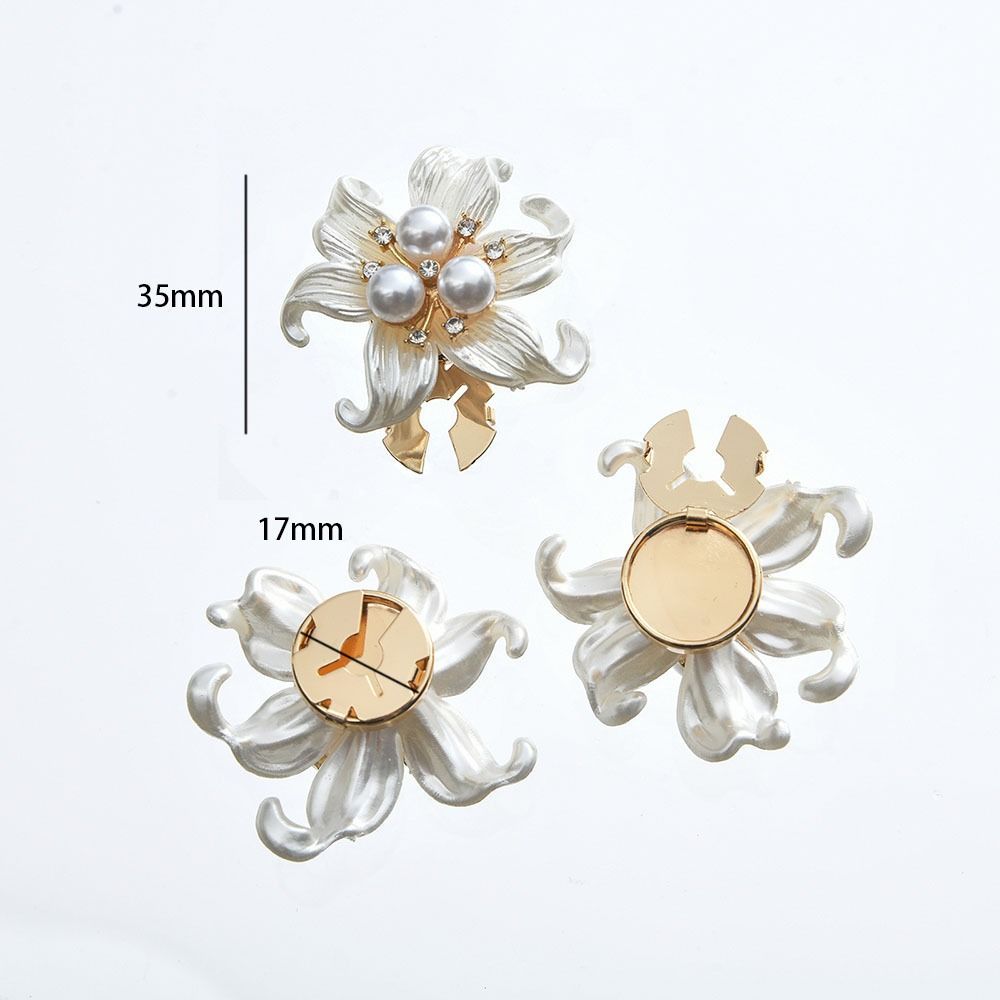 Gifts Starfish Flower Flower Cufflinks Beads DIY Button Cover Sewing Accessories Pearl Decorative Buttons Evening Wear
