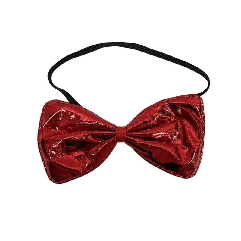 Halloween Devil Horn Headbands With Red Bows Ties Tails 3Pcs Cosplay Costume Party Dressing Up Accessories