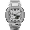 UFC Watch Quartz 10 ATM Water Resistant Mineral Glass Silver Dial TW2V84700 Men's