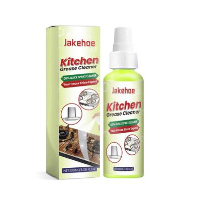 Nur für kurze Zeit!!Jakehoe Mehrzweck-Küchenfettreiniger - Leistungsstarker Reiniger für starke Ölflecken auf Küchenherden und Geschirr