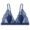 Sexy French Ultra-thin Bra Transparent Hollowed-out Hot Backless Anti-protrusion Rabbit Cup Lace Underwear