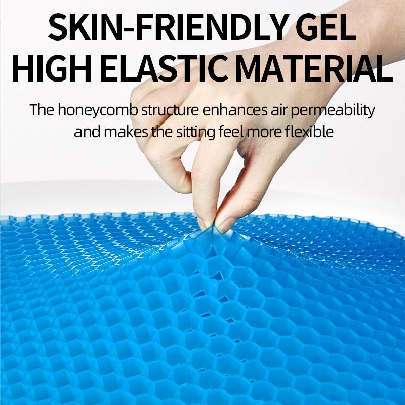 Car Seat Honeycomb Gel Seat Office Seat Four Seasons Universal Silicone Breathable Student Seat