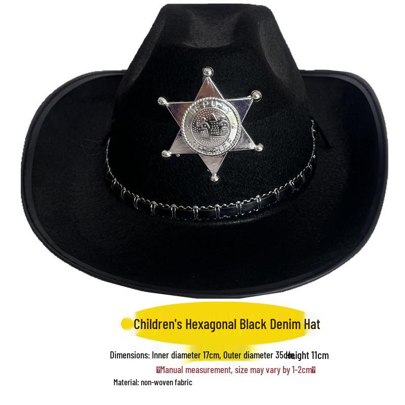 Western Cowboy Halloween Costume Set for Adults & Children - Perfect for Parent-Child Performances