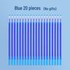 Heat Erasable Pen Refill for Grades 3-5, Magic Erasable, Mo Yi Ca, Crystal Blue/Black, 0.5mm
