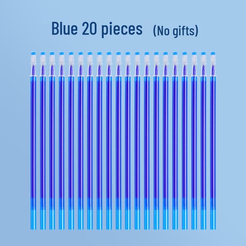 

Термостираємий стрижень для ручки для 3-5 класів, Чарівне чорнило, Ручка Mo Yi Ca, Кришталево-синій/Чорний, 0,5 мм