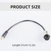 7.9x0.9mm Male To GX20 Female Connector Power Cable 31cm 150W Charging Cord For Portable Power Stations And Laptops