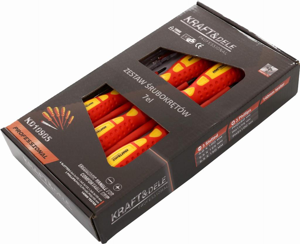 Screwdriver set 7 pieces KD10905