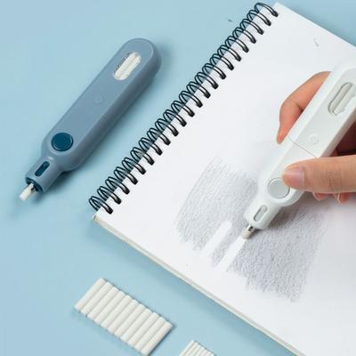 Core Replacement Electric Eraser with Refills Less Rubber Debris Automatic Eraser Writing Drawing