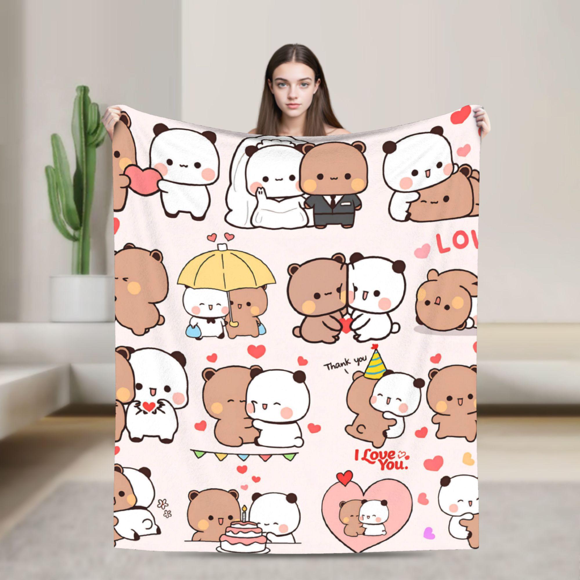 You Are The Only One I Want By My Side When BuBu DuDu 2026Throw Blanket Soft Comfy Aesthetic Blanket  For Bedspread Bed Cover 75x100cm (30x40inch)