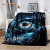 Universe Space Stars Black Hole Galaxy Earth Milky Way Soft Blanket,Soft Throw Blanket for Home Bedroom Bed Sofa Cover Kid Gift
