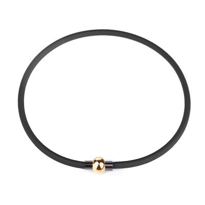 FUANNA Magnetic Silicone and Magnetic Luxury Popular 6 Suitable for All Seasons Gold Necklace, Germanium, Joint, Anti-Static Necklace, Anti-Static