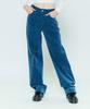 LARTIGENT L6 Corduroy Straight Pants(Blue)