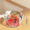 OSALADI Plastic Rice Cleaner Transparent Reusable Cooking Versatile Ideal for Washing Rice and Vegetables in the Kitchen Strainer, Colander,