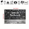 Back to School Blackboard Photo Background  Party Wedding Birthday Live and Decorative Use  Black and White Retro Design
