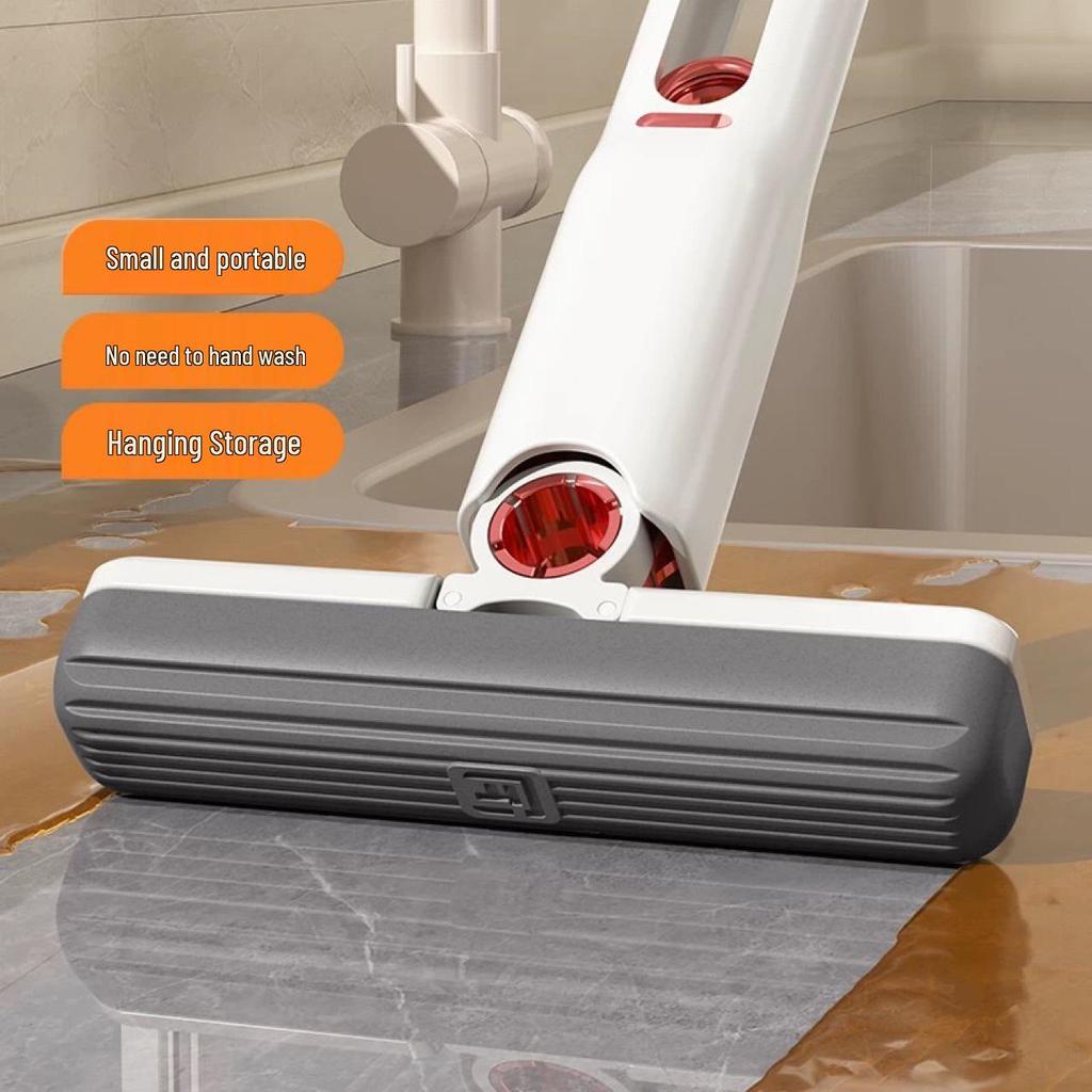 Compact Absorbent Mini Mop - Hands-Free, Hangable, and Portable