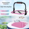 Foldable EVA Multipurpose Fish Tank & Breeding Bucket - Transparent Outdoor Fishing Gear