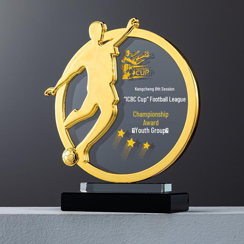 Creative Crystal Basketball Trophy for Annual Meeting and Employee/Partner Recognition