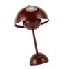Mushroom Table Lamp 1800mAh LED 3 Lighting Modes USB Type C Stepless Dimming Touch Dimmable Small