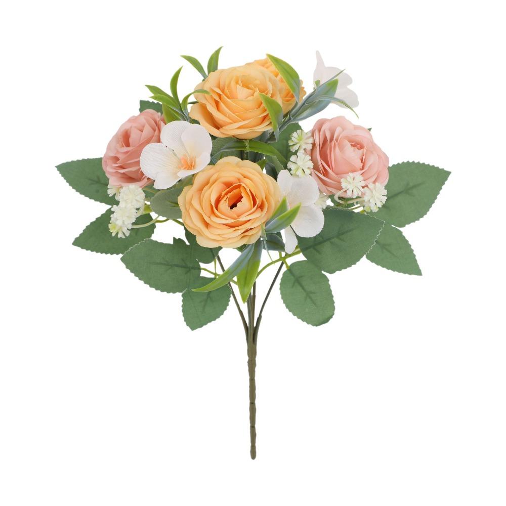 Lifelike with Stems Artificial Rose Flowers Real Touch Floral Arrangements Silk Flowers Fake Flower Bouquets Party Centerpieces