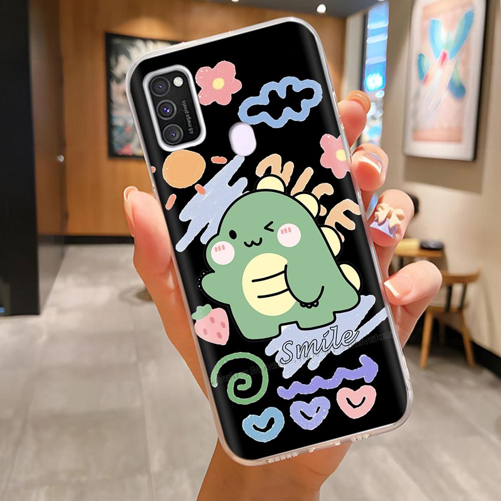 For Samsung Galaxy M21 M31 Case Soft TPU Soft Silicone Fashion Phone Case For Samsung M21 M31 Funda Luxury Back Cover Coque Para